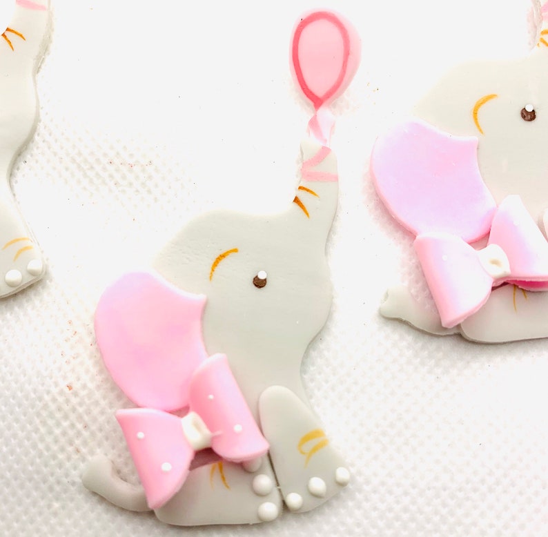 Baby Elephant Cupcake toppers image 8