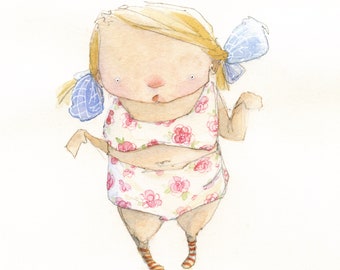 Mabel Artistes Imprimer - Mabel Qui? aquarelle par Phoebe Lane