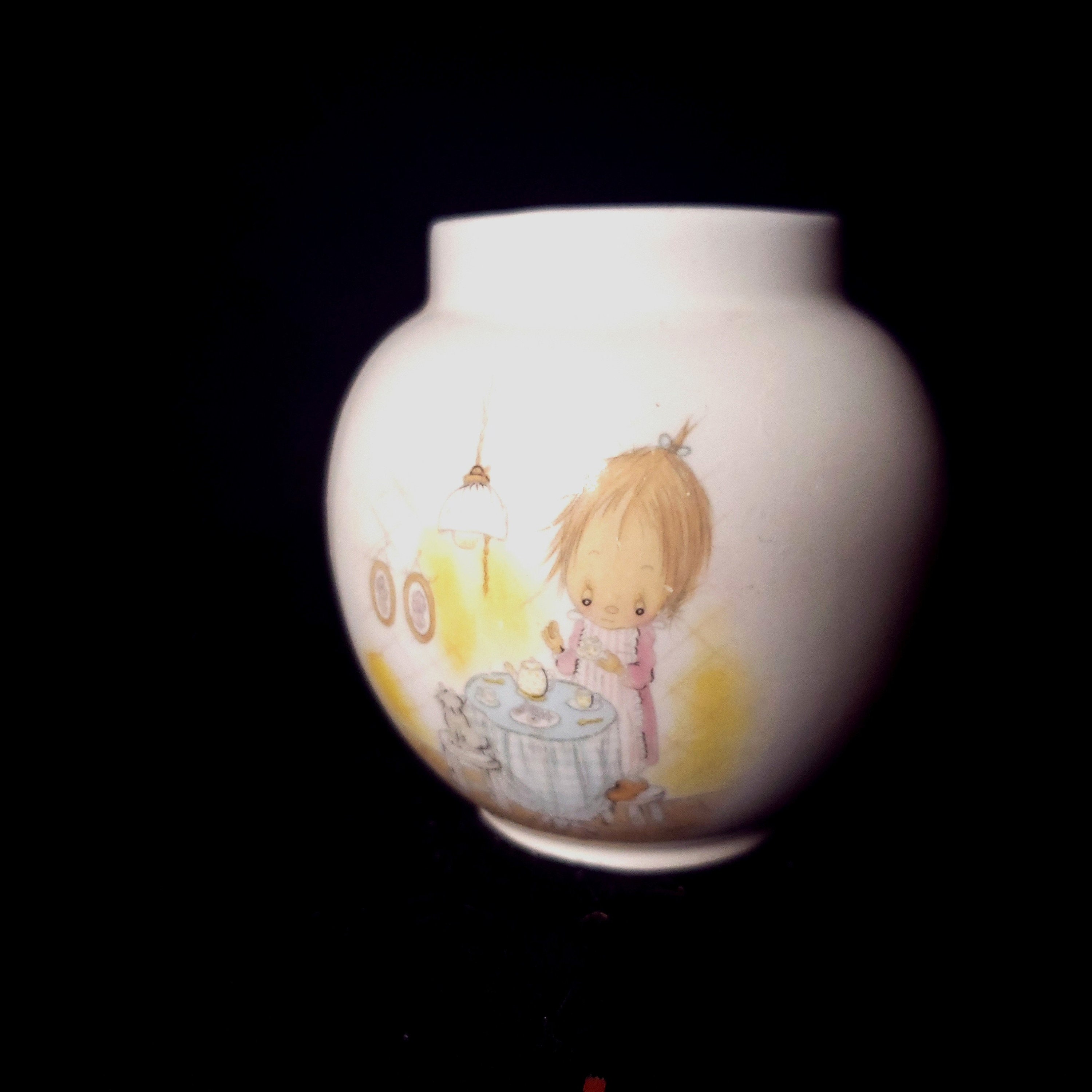 Vintage Betsey Clark / Hallmark Candle and Jar Etsy