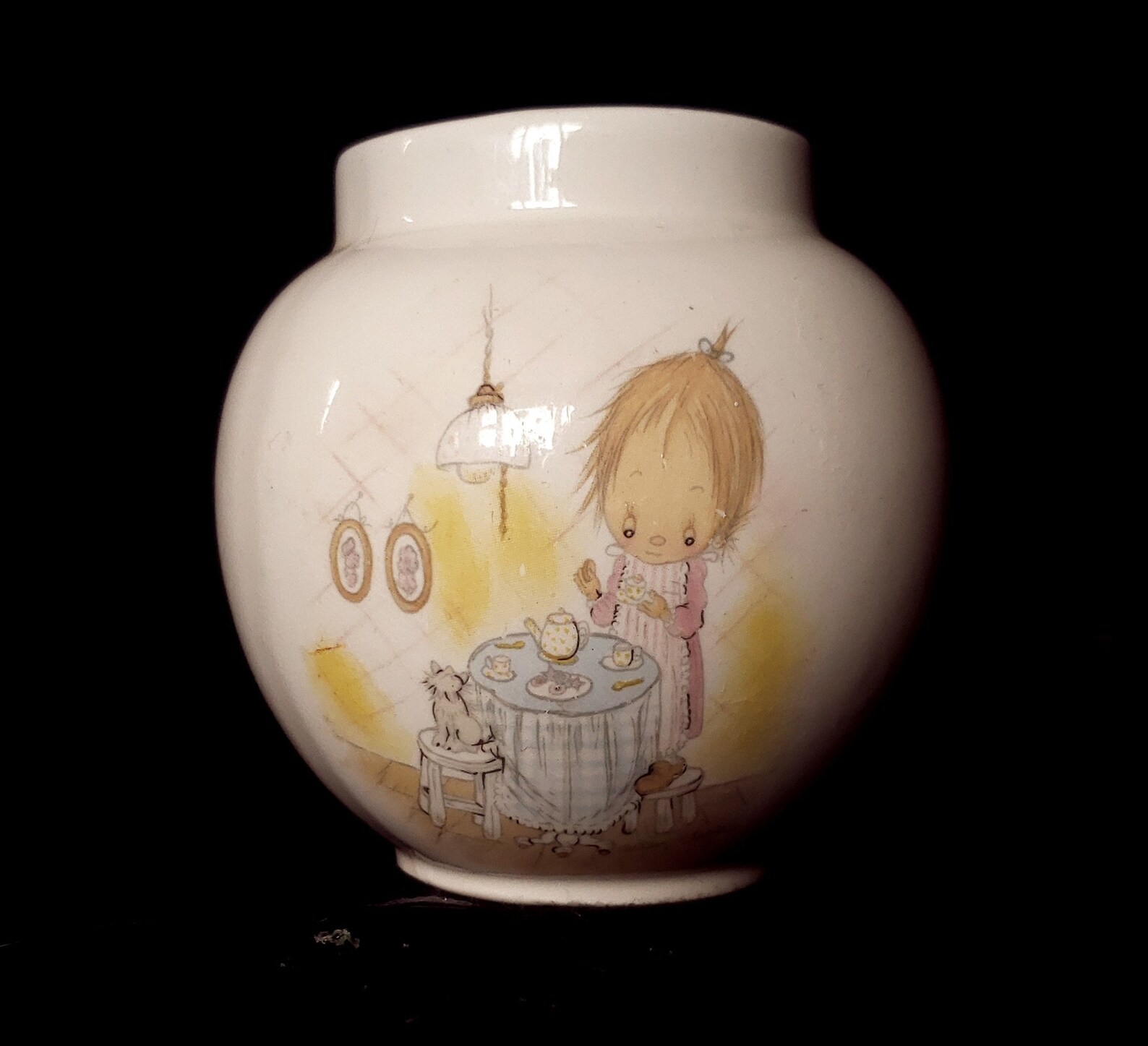 Vintage Betsey Clark / Hallmark Candle and Jar Etsy