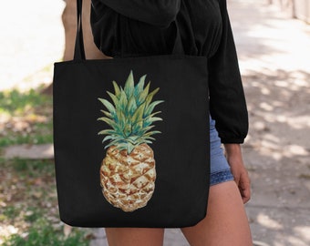 Shopping Tote Bag for Shopping Home Storage and School Pineapple Picnic