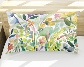 Summer Flowers III Bed Pillow Sham