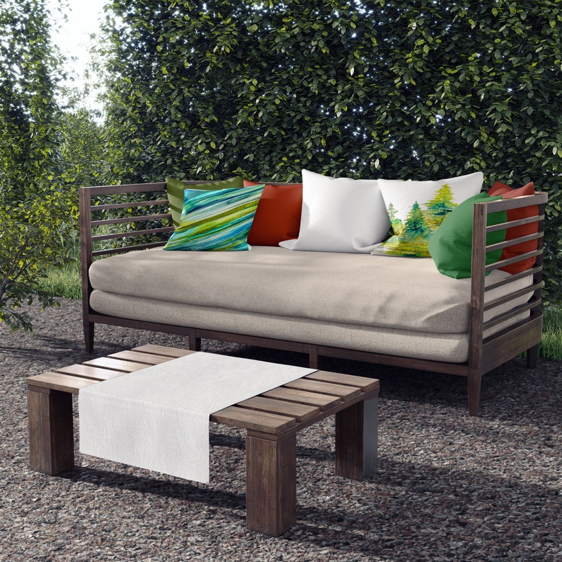 Evergreen Reflections on Outdoor Pillows & Covers Double Etsy