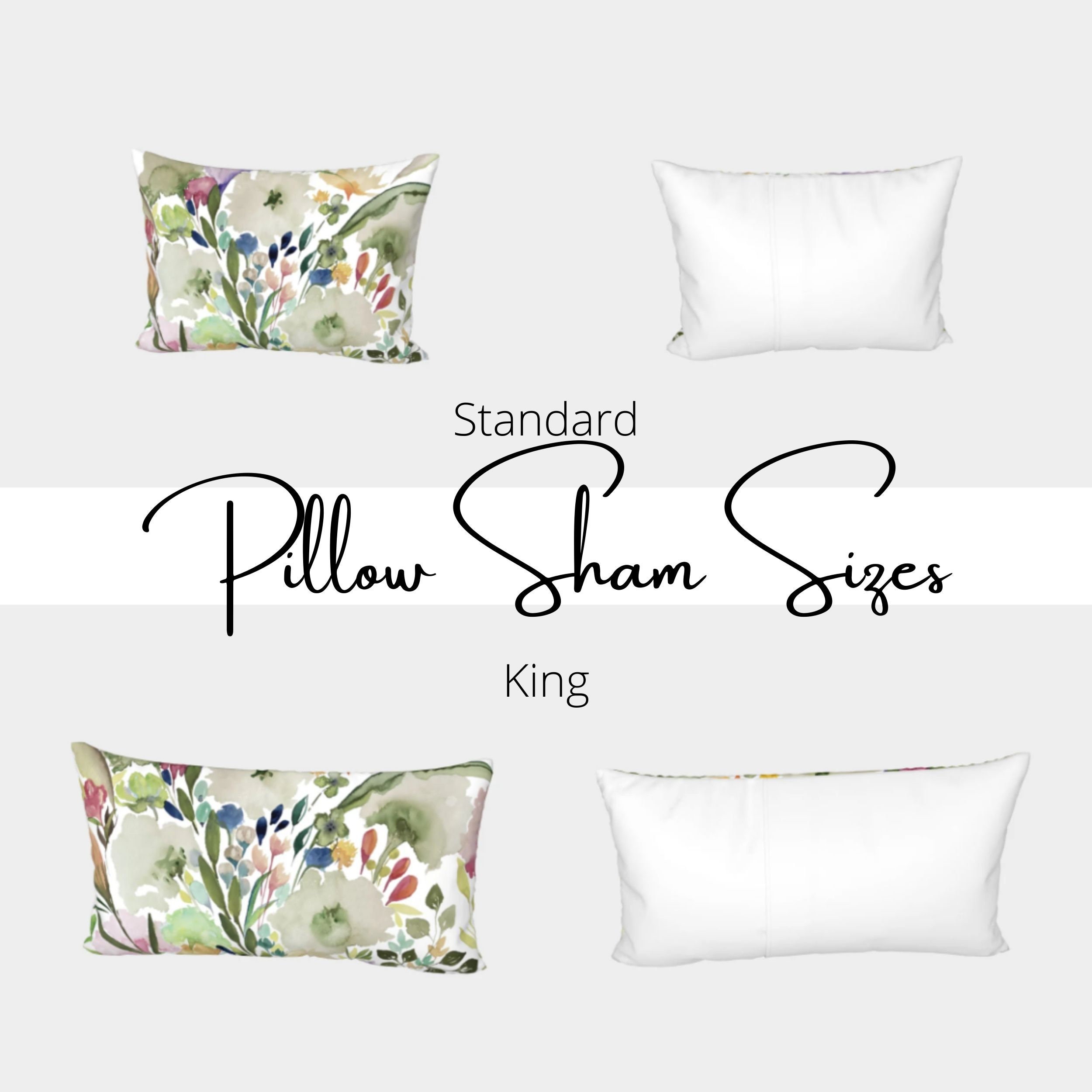 King sham dimensions cheap