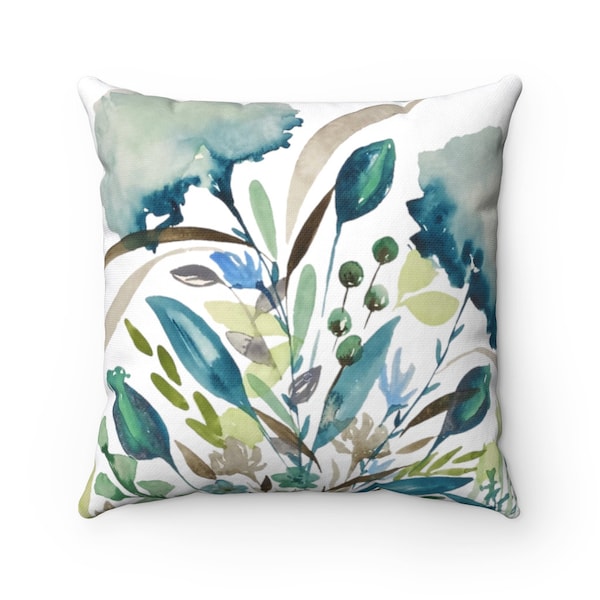 Teal Throw Pillow Etsy