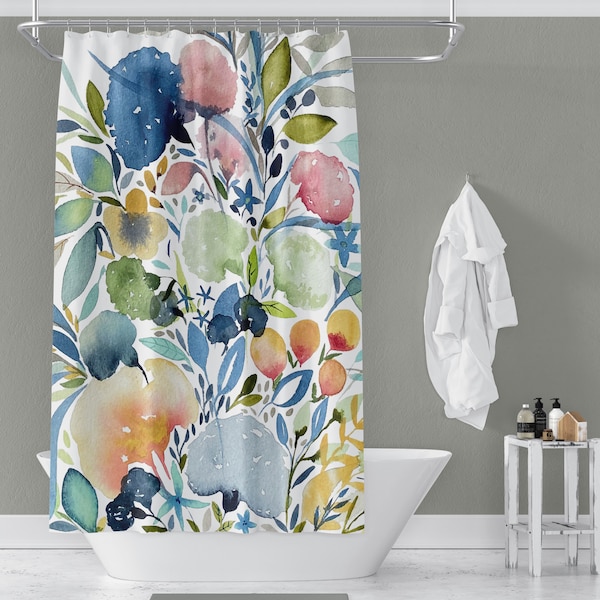 Floral Shower Curtains Etsy