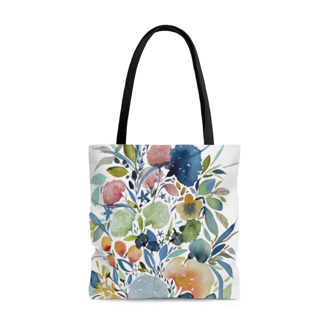 Garden Flowers IV Tote Bag Three Sizes Reusable Shopping | Etsy