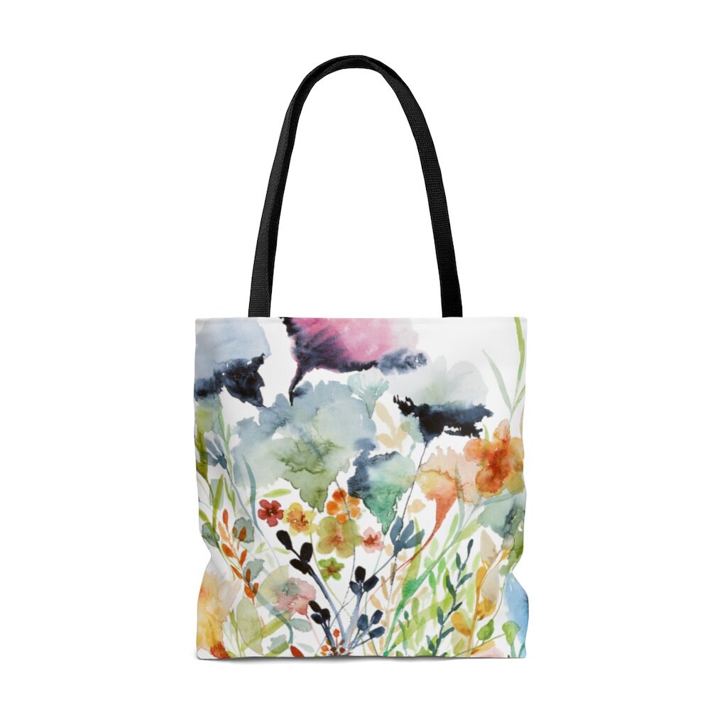 Wildflowers Tote Bag Three Sizes Reusable Shopping Bags -  UK