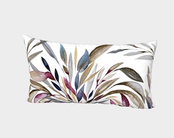 Modern Leaves II Tweaked Bed Pillow Sham | Custom Listing
