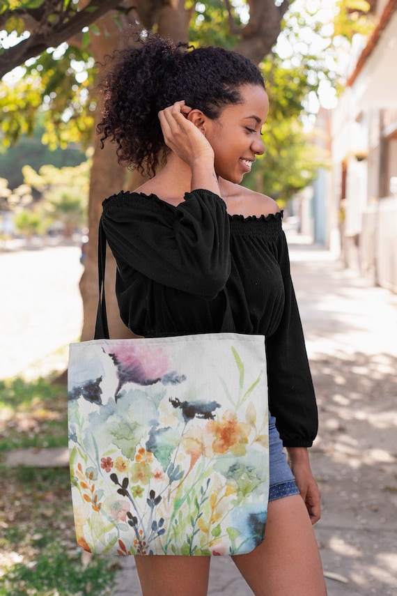 Bolso De Viaje Estampado Floral