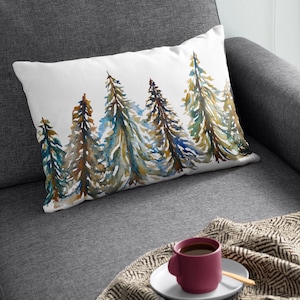 evergreen throw pillows