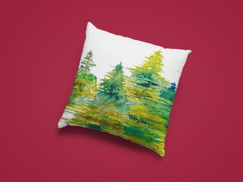 Evergreen Reflections on Outdoor Pillows & Covers Double Etsy