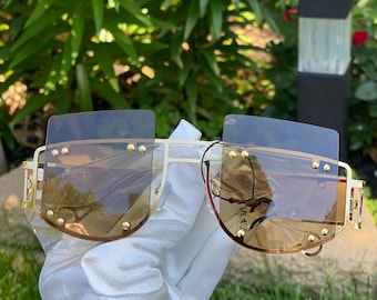 Gafas de sol de coñac