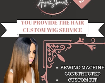 Servicios de confección de pelucas personalizadas