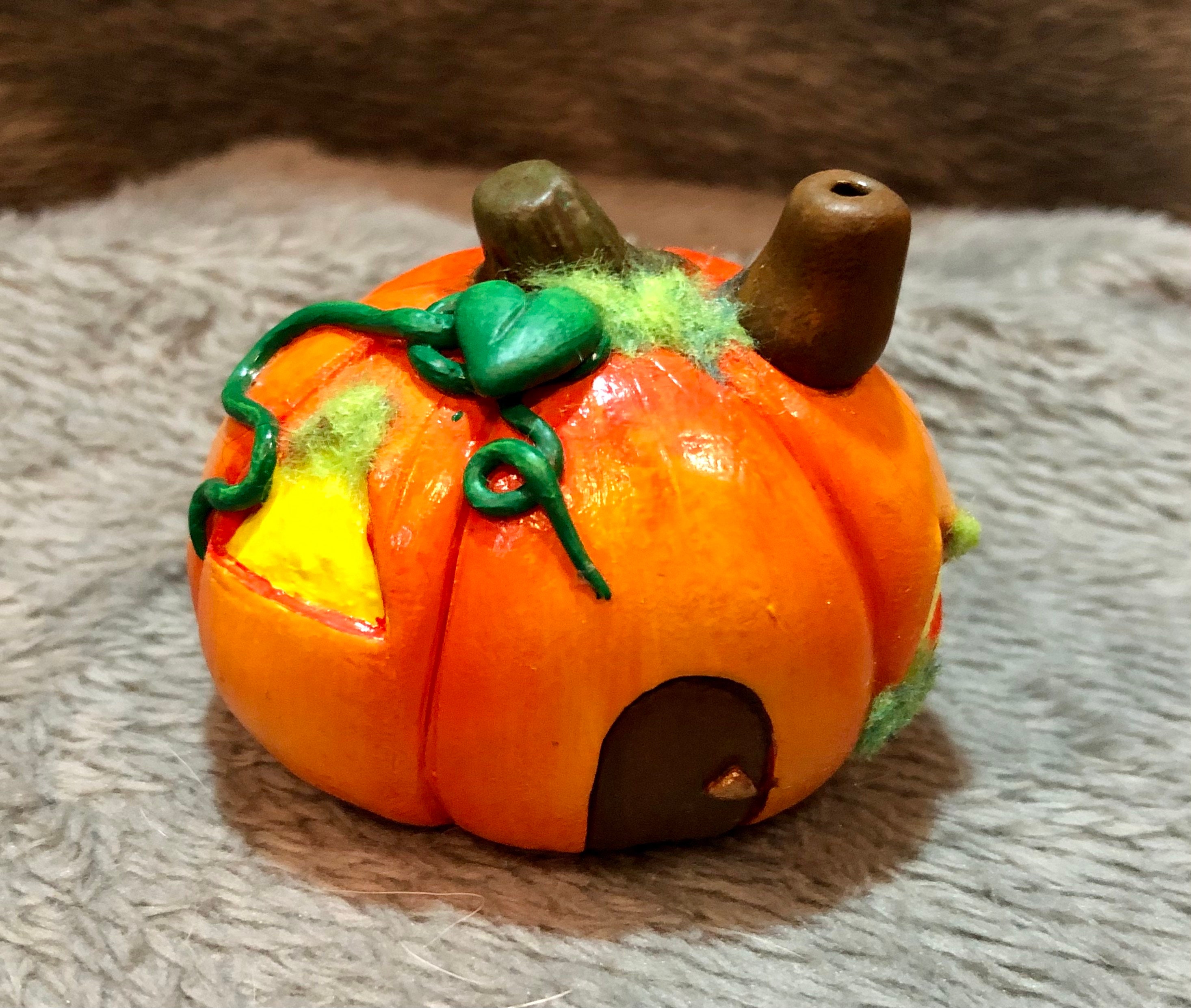 Tiny Pumpkin House | Etsy