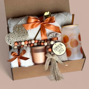 Hygge Pumpkin Fall Gift Box, Boo Basket, Spooky Season Gift, Cozy Fall Gift Set, Harvest Gift, Pumpkin Spice, Halloween Gifts
