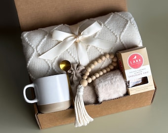 Sending Love and Hugs Care Package | Comforting Gifts for Cancer Patients, Get well gift basket, Grief Gifts, Self Care Gifts with Blanket