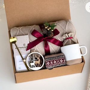 Cozy Fall Gift Boxes Care Package For Her, Birthday Gift Basket, Get Well Soon Gift, Hygge Gift Box, Thinking Of You Gift, Self Care Package