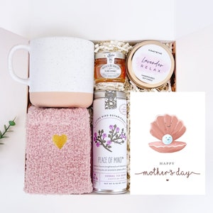 Mother's Day Gift Box From Daughter, Care Package For Mom, Self Care Gift Box, Mother's Day Gift Basket, Happy Mother's Day Mug Gift For Mom