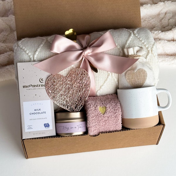 Personalized Gifts For Her, Gift Box For Women, Best Friend Birthday Gifts, Self Care Box, Thinking Of You Care Package, Thank You Gift Box