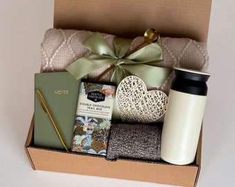 Thank You Gift Box For Men and Women, Corporate Gifting, Hygge Gift Box, Employee Appreciation gift, Birthday Gift Basket for Dad, Friend