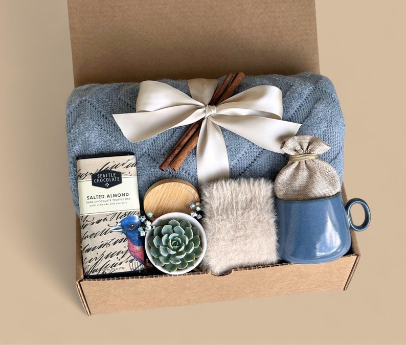 Thank You Gift Box, Thank You Gift, Tumbler with Candle, Tumbler Gift Box, Care Package, Thank You Spa Box, Gift for Her, Gift Basket
