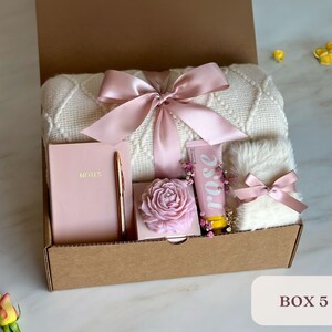 Personalized Gifts For Her, Gift Box For Women, Best Friend Birthday Gifts, Self Care Box, Thinking Of You Care Package, Thank You Gift Box Box 5