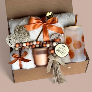 Cozy Fall Gift Boxes Care Package For Her, Birthday Gift Basket, Get Well Soon Gift, Hygge Gift Box, Thinking Of You Gift, Self Care Package