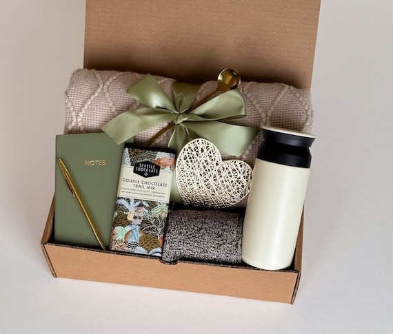Thank You Gift Box For Men and Women, Corporate Gifting, Hygge Gift Box, Employee Appreciation gift, Birthday Gift Basket for Dad, Friend