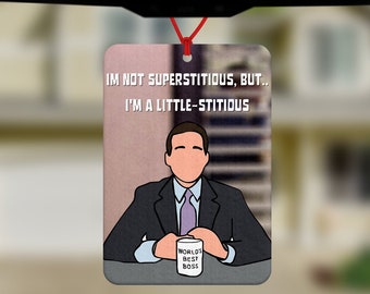 Deodorante per auto Michael Scott, Deodorante per auto divertente, Accessori per auto, Regalo per fan di Michael Scott, The Office US, Neopatentati, Regali divertenti per auto