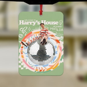 Harry Car Air Freshener, Fun Car Air Freshener, Harry's House gift, Car Accessories , Music fan gifts, TPWK