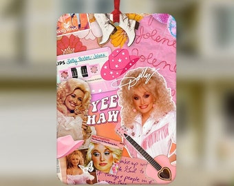 Dolly Parton Car Air Freshener, Funny Car Air Freshener, Cowgirl Western Boho, Yee haw Cowgirl, Western Aesthetic, Let's Go Girls Quote