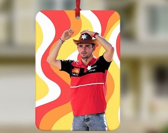 Charles Leclerc Auto-Lufterfrischer, Formel-1-Fan, Ferrari F1, lustiger Auto-Lufterfrischer, F1-Autozubehör, Geschenke für sie, Formel-1-Geschenke