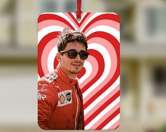 Charles Leclerc Auto-Lufterfrischer, Formel-1-Fan, lustiger Auto-Lufterfrischer, F1-Autozubehör, Geschenke für sie, Formel-1-Geschenke