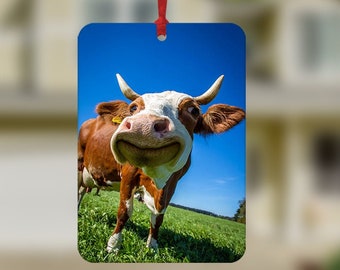 Deodorante per auto a forma di mucca divertente, regalo a forma di mucca carina, detto divertente, deodorante per auto a forma di mucca carina, deodorante per auto divertente, accessori per auto