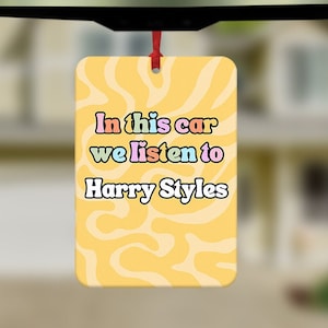 In diesem Auto hören wir Harry Car Lufterfrischer, Fun Car Lufterfrischer, Harry's House Geschenk, HS Car Accessories, TPWK, New Fahrer Geschenk