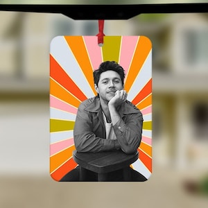 Niall Inspired Car Air Freshener, Fun Car Air Freshener, Cute Car Accessories, Niall Horan The Show, Music fan gifts, Funky Car Accessories