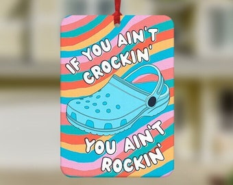 Deodorante per auto con meme di coccodrillo, regali divertenti con coccodrilli, deodorante per auto divertente, accessori per auto, regali divertenti con meme, scarpe con coccodrillo, regalo per neopatentati