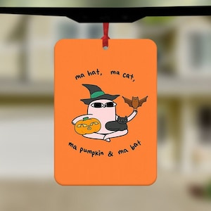 Deodorante per auto a tema autunnale, regalo perfetto per la stagione dei maglioni, deodorante divertente per auto, accessori per auto di Halloween, stagione spettrale, regalo per la nuova auto