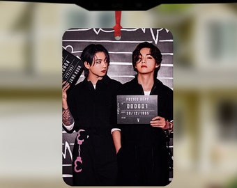 BTS Taekook Air Freshener, Bts V Car Air Freshener, I Purple You