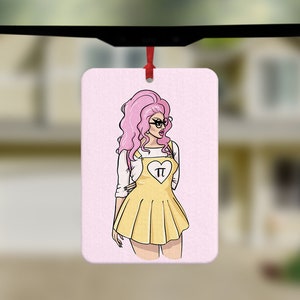 Op Trixie Mattel geïnspireerde autoluchtverfrisser, leuke auto-accessoires, Rupauls Drag Race UK, Drag Queen-cadeaus, Drag Race-fan, Trixie Mattel-fan