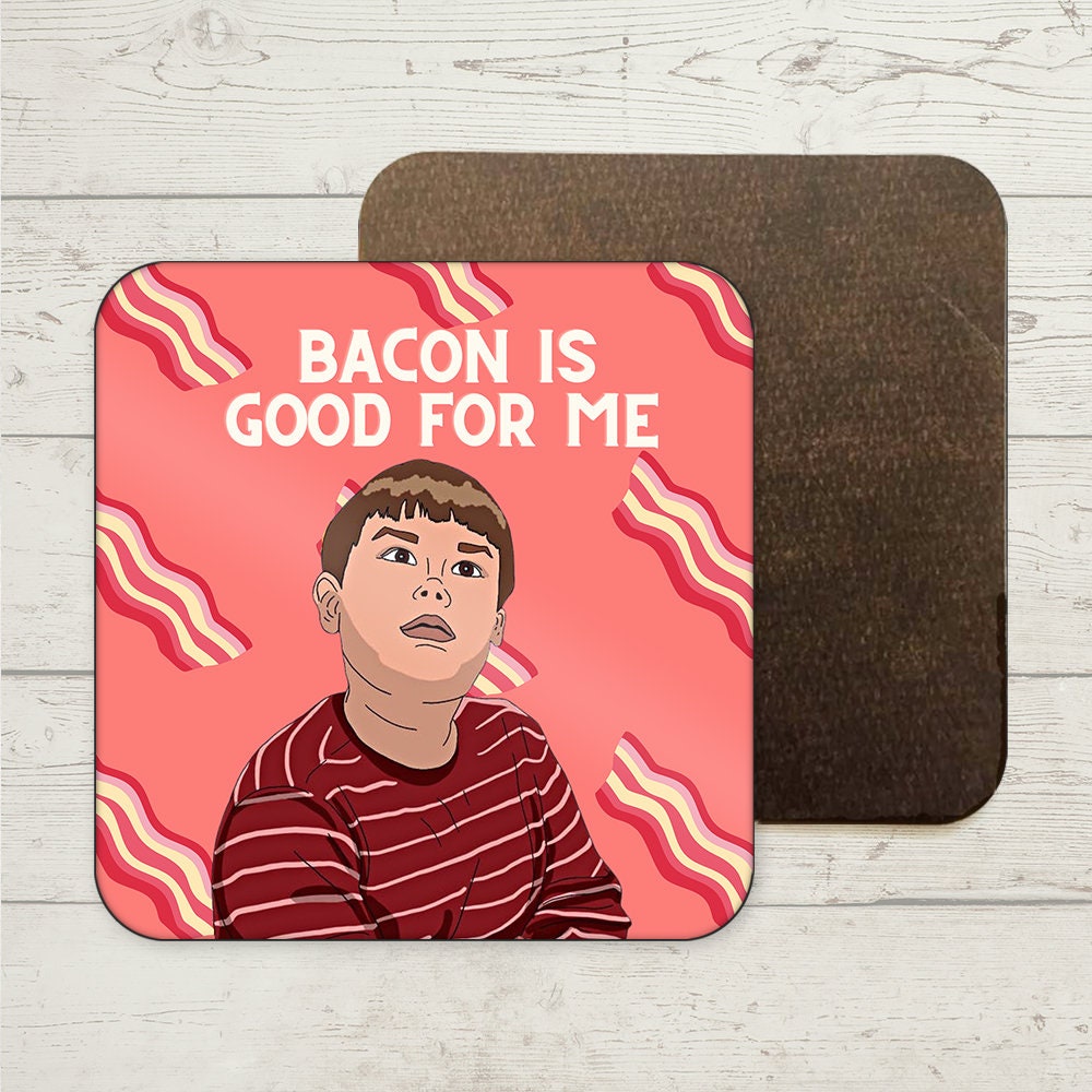 King Curtis Coaster Bacon is Good for Me Curtis Wife Swap Etsy UK
