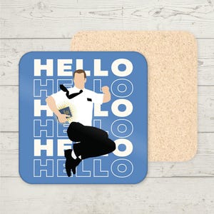 Hallo Coaster Book Of Mormon, muziektheateronderzetter, grappige borrelonderzetter, cadeau musicalliefhebber, Broadway-musicals, theaterfan