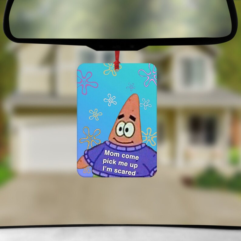 Patrick Star Meme Car Air Freshener Funny Car Air Freshener Etsy UK