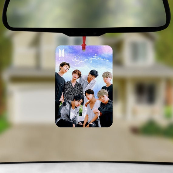 BTS Bangtan Car Air Freshener, I Purple you BTS Car Accessories, New Driver  Gift, Kpop Band, BTS Army Fan Gifts, Kawaii Gift, Bulletproof