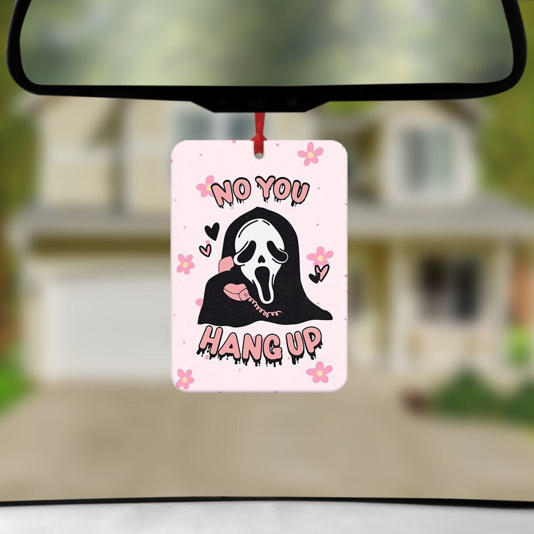 No You Hang Up, Ghostface Car Air Freshener, Funky Car Accessories