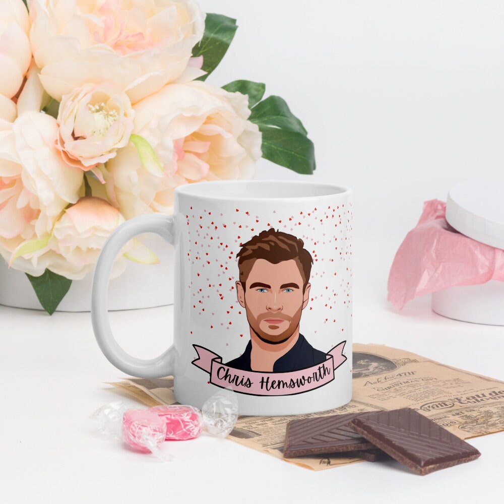 Chris Hemsworth Mug Chris Hemsworth Fan Gifts Chris Etsy UK