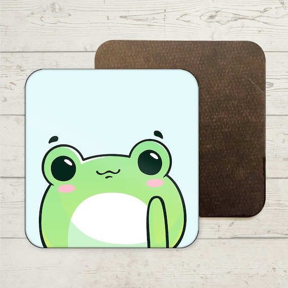 Kawaii Frog Drinks Coaster, Funny Frog Meme Gifts, Cute Frog Gifts, Fun  Drinks Coaster, Frog Lover Gifts, Frog I Has a Hat Meme, Kawaii Gift -   Canada