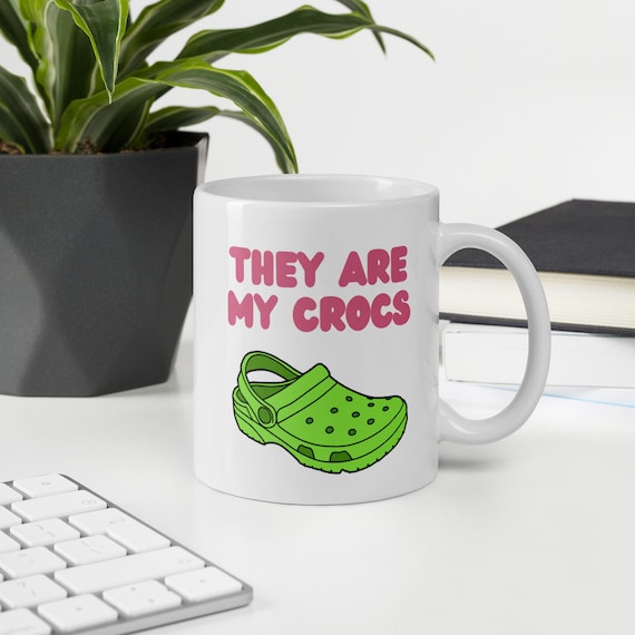 What are you doing in my Shrek Crocs  Coffee Mug for Sale by