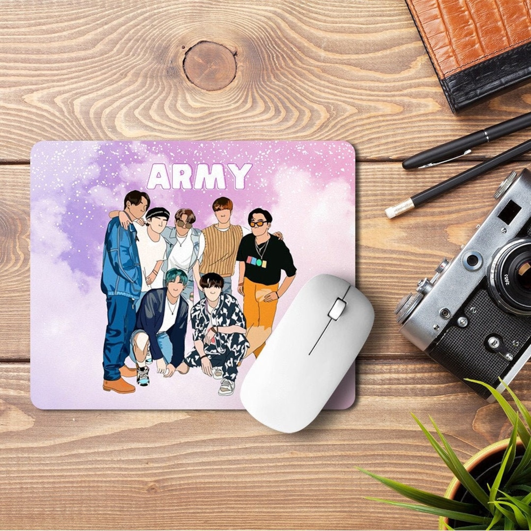 bts Officeグッズ BTS Army Mouse Pad - Computer Desk Accessories - Office Stationary